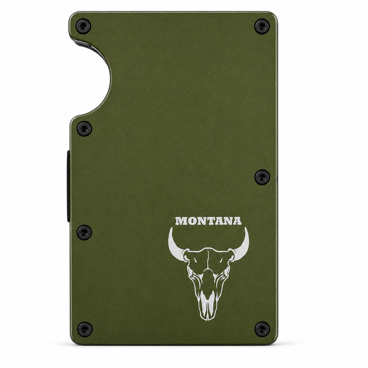 Montana Bison Laser Engraved RFID Wallet