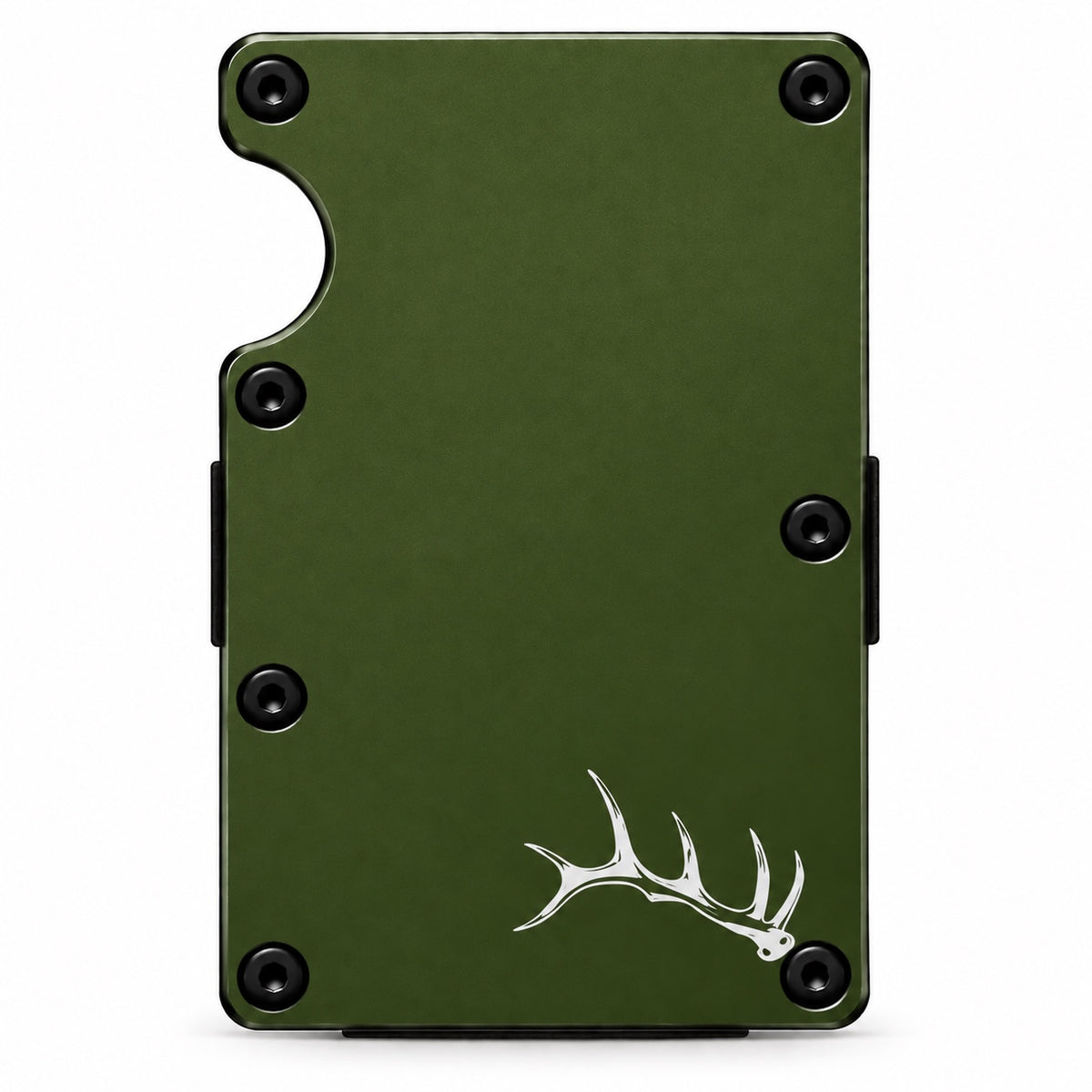 Small Elk Shed Laser Engraved RFID Wallet