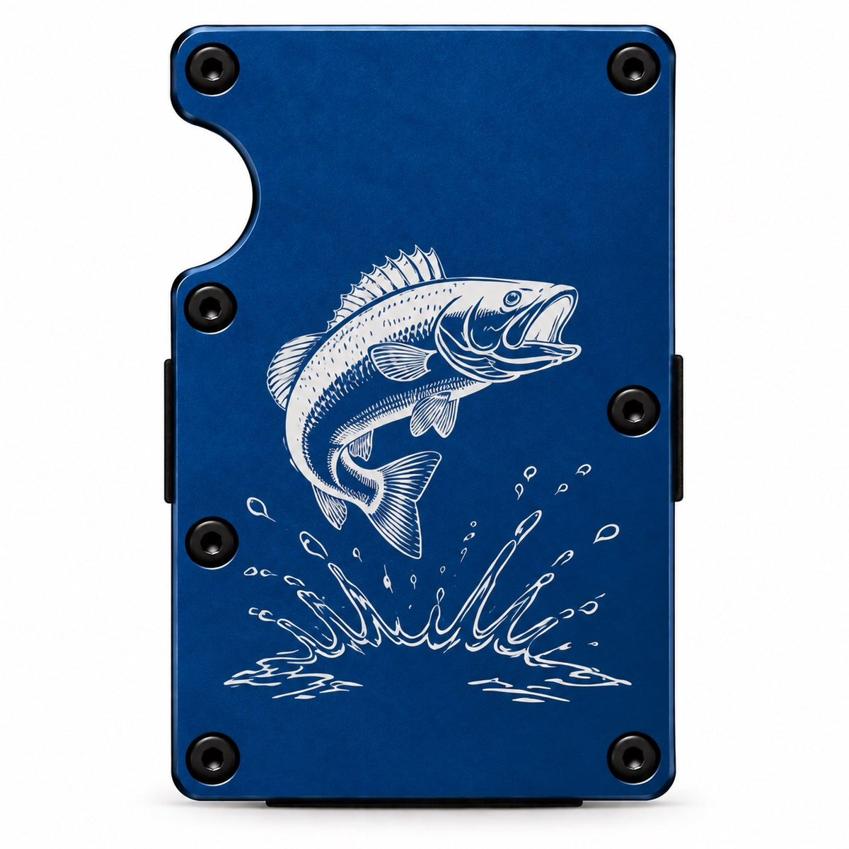Walleye Laser Engraved RFID Wallet