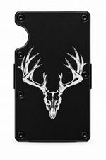 Whitetail Deer Skull Laser Engraved RFID Wallet